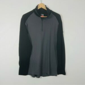 Icebreaker Merino Black BodyFit260 1/4 Zip XL